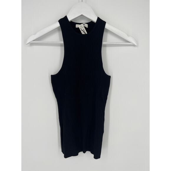 MADEWELL True Black The Signature Knit Cutaway Sweater Tank NWT Size XS - Picture 8 of 9